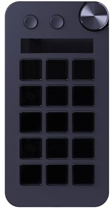 MZRAN StreamDeck Visuelle Tastaturen LCD-Taste 15 Live-Inhaltserstellung Controller Customs Button für PC-Tastaturen