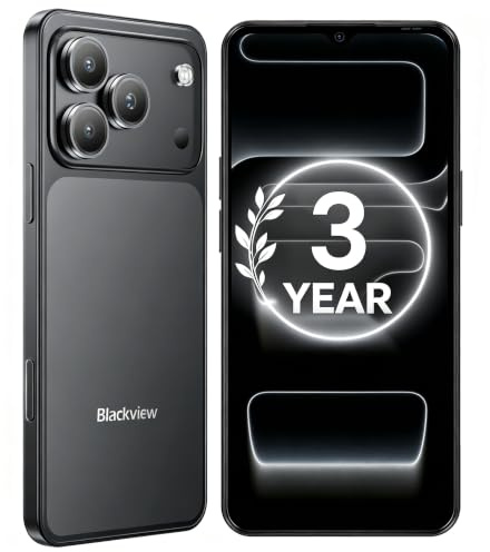 Blackview Wave 7C Smart Phone Android 16 SIM-Free Unlocked Black
