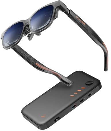 VITURE Luma Pro XR Glasses & Pro Mobile Dock, First-Ever Immersive XR Experience for Switch 2, Co-op Stream, Charging While Playing, for Switch, Handhelds, Fire TV, Neckband, & All HDMI/USB-C Inputs
