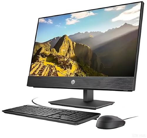 HP ProOne 600 G1 All in One Desktop Computer PC, Mit 21.5-Zoll-Monitor, Intel Core i5-4670, 8GB RAM, 512GB SSD, US QWERTY Tastatur, WiFi, Bluetooth, Windows 11 Pro (Generalüberholt)