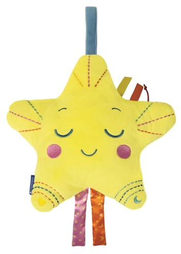 Clementoni Baby for You – Goodnight Star Nachtlicht für Kinder, ab 0 Monaten, Stern mit Licht und beruhigenden Geräuschen, Unterstützung für einen ruhigen Schlaf – 17621