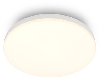 BRILONER - LED Deckenlampe mit warmweißem Licht, 12W, 1300lm, LED Lampe, Deckenleuchte, Wohnzimmerlampe, Deckenlampe Schlafzimmer, Küchenlampe, Flurlampe, 22 x 6 cm, Weiß