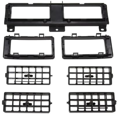 Ensemble De Grilles Ventilation Climatiseur Tableau Bord Voiture, Pour Nissan, Pour Navara D21, Pour Pick-up À Carrosserie Rigide 1986 – 1997, Panneau Sortie AC Grille d'aération voiture