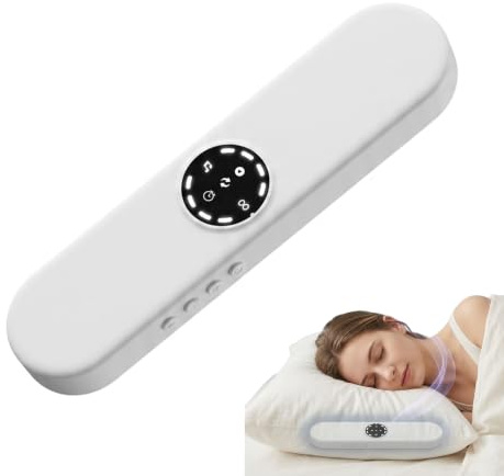 XAVURO Altavoz de Almohada Bluetooth y Altavoz Debajo de la Almohada para Dormir, Temporizador de Sueño, Pillow Speaker para Dormitorio, Hotel, Camping y Viajes (Blanco)