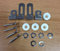 MIRROR / PICTURE HANGING KIT - Clip Set - Fitting Wall Brackets- Adjustable Fix