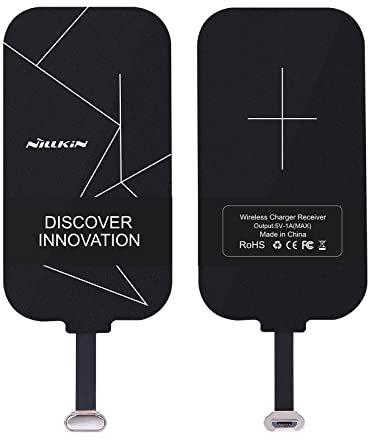 Wireless-Ladegerät-Empfänger,Wireless Charger Receiver, Nillkin Magic Tag Qi Wireless-Ladegerät Patch-Modul Chip für Samsung A8, Huawei Mate8 und andere Micro USB schmal-Side-up Qi-Enabled Devices
