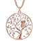 Collier chouette grand arbre de vie de dame avec zircon étincelant, cadeaux pour anniversaire de filles, Noël, Saint-Valentin