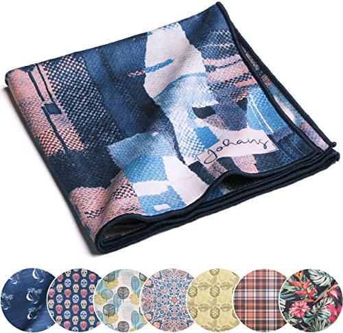 Johans® XXL Mikrofasertuch | Optikerqualität 30x30cm zur Reinigung von Brille, Smartphone, Tablet, Kamera | Brillenputztuch, Displaytuch (Squared)