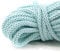 NTS-Nähtechnik Baumwohlkordel 8mm | Farb und Längenauswahl | 100% Baumwolle | mit Polyester Kern | (Aqua, 50m)
