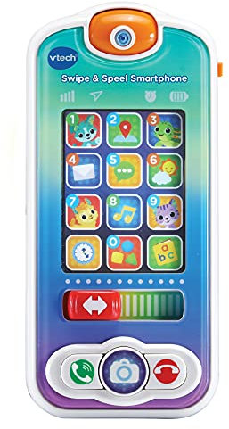 VTech 80-537623 - Baby Swipe & Play Smartphone - Pädagogisches Babyspielzeug - Für Jungen und Mädchen - 1 bis 3 Jahre - Deutsch gesprochen,Mehrfarbig
