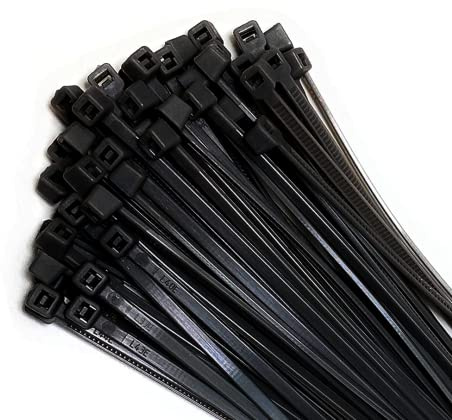 MagiGrip Kabelbinder, Nylon, 80 x 2,5 mm, Schwarz, 100 Stück