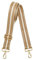 Wide Shoulder Strap Adjustable Replacement Belt Crossbody Canvas Bag Handbag((3.5CM) Light coffee gold)