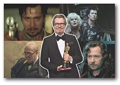 An Actor Who Cannot Be Defined:Gary Oldman Poster, Heimdekoration, Poster, Wandkunst, zum Aufhängen, Bilddruck, dekoratives Malposter, 30 x 45 cm