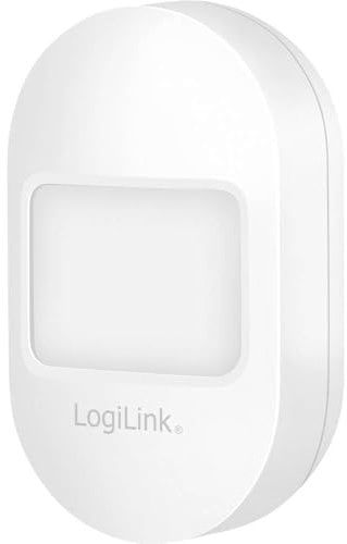 LogiLink SH0113 - Wi-Fi Smart Home Bewegungsmelder, über App steuerbar, IP30, Tuya kompatibel, unterstützt Amazon Alexa und Google Home