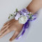 1 bracelet de mariage fleur de mariage rose corset bracelet mariage bal demoiselle d'honneur mariage rose mariée poignet fleur pour mariage, banquet, date d'anniversaire