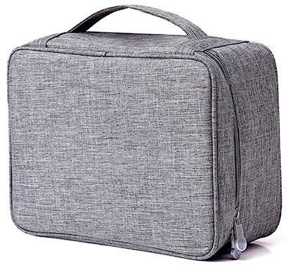 KONTONTY Cable Zone Detachable Separated with Organizer Bag Travel Grey