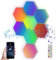 Jinlaili 8 Stück LED Sechseck Gaming Wandleuchte, Hexagon RGB Panel, RGB Smart LED Panel Lights Sechseck Wandleuchten Gaming Wand Licht Musik Sync, Smart Sechseckige Gamer Room Deko Modular Lampe