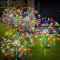 Solar Lights for Garden Decoration,4x150 LED Christmas Fairy Lights Solar Powered Starburst Lights Outdoor Firework Decorative Lamp Pathway Lighting 8 Different Modes Waterproof Colored 4 Pack