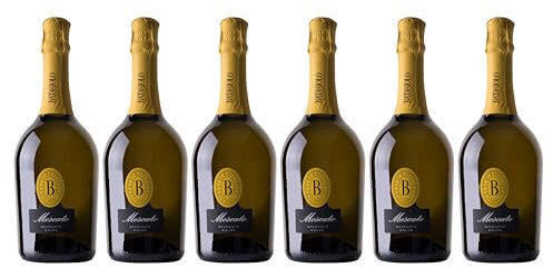 Batasiolo, MOSCATO SPUMANTE, Vino Bianco, Spumante Dolce, Metodo Charmat Martinotti - Confezione da 6
