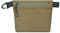 YUMQUA Kleine Kulturtasche Kulturbeutel für Herren, Wasserfeste Nylon Reißverschluss Tasche mit Karabinerhaken, Mehrzweck-Aufbewahrungsbeutel für Digitales Kosmetik Werkzeug, Khaki