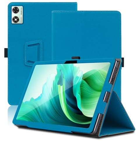 Hülle für Oukitel OT8 11 Zoll, Oukitel OT8 Tablet Schutzhülle, Klappständer Schutzhülle mit Stifthalter und Handschlaufe, Umfassender Schutz. (Hellblau)