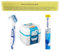 Denture Cleaning Tablets Steraadent Active Plus with Denture Bath and Denture Brush Includes Denture Cleaning Tips