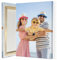 Deqosy Ihr Foto auf Leinwand Hochformat 50 cm x 70 cm, direkter Upload, Ihr eigenes Bild auf Leinwand mit Holz-Keilrahmen, Wandbild mit Wunschmotiv