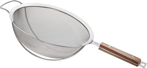 GEFU Passoire avec Manche en Bois Passo - 24 cm