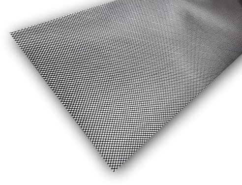 M MOTOS Griglia Sportiva Universale per Tuning Auto Nero Dimensione dell'anello 40x100 cm Dimensione dell'anello 5x3 mm - Lamiera Forata, Auto Tuning - Materiale Flessibile, Facile da Tagliare, Solidi