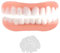 Faux Appareil Dentaire 1 Paire - Facette Dentaire À Poser Soi-Même Haut Et Bas, Prothèse Amovible Alternative Au Blanchiment Des Dents Pour Hommes Et Femmes