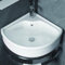 Cucina lavello completo,lavatoio ceramica,lavatoio ceramica,lavandino da esterno giardino,Di piccole dimensioni, con rubinetto e valvola ad angolo caldo e freddo, adatto per cucina, banco da lavoro, e