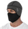 MELASA Mütze unter Fahrradhelm, Bike Warm Cap mit Gesichtsschutz Brillenloch, Herren Winter Cycling Beanie unter Helm für Radfahren Skifahren Motorrad Dunkelgrau