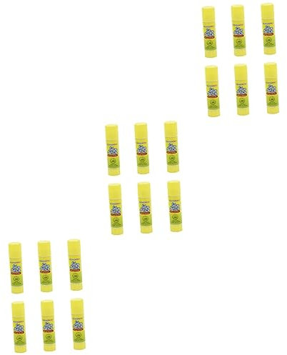 GRADENEVE 36 Stk Schulklebestifte büroartikel büromaterial durchschreibepapier klebstifte Büro-Klebestifte Schokoladenverpackungsfolie blau weiße Klebestifte klebestift klebstoff Yellow