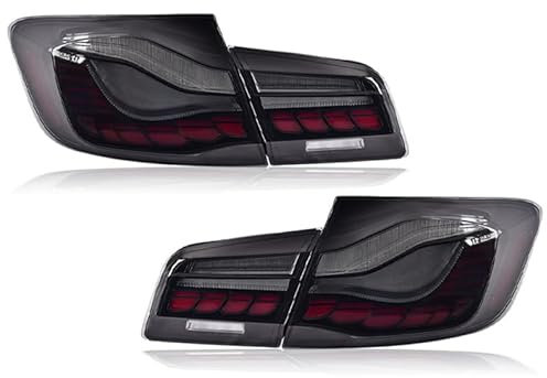 AIMXGBPS Auto Rücklicht für BMW 5 Series F10 F18 2011-2017, Beleuchtung Rückleuchtenglas Lichtscheibe Glas | Rechte u. Linke Seite | Rücklichtern Ersatz