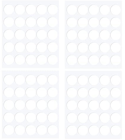 LuenHego Glue Point Dots 100 Pieces 2cm Double Sided Sticky Dots Clear Removable Sticky Pads Traceless Adhesive Dots for Crafting Festival Party Decoration
