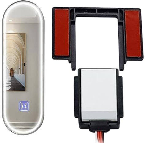 Touch Dimmer for Mirrors Light | Mirrors Controller Stepless Light Dimmer,Bathroom Light Controller, Makeup Mirrors Controller, DC12-24V LED Dimmer for Smart Home Lamp