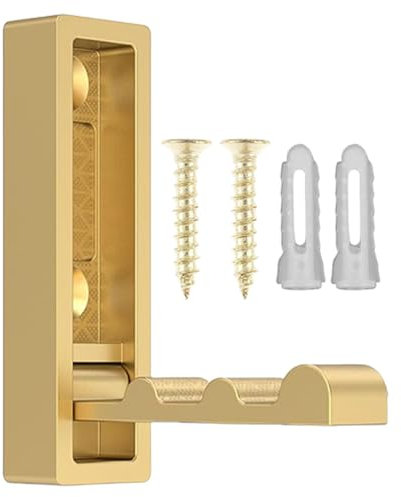 Zunishaone Patères Pliantes - Crochets Muraux Robustes en Alliage de Zinc | Fixation Murale Sans Rouille, Crochets à Linge Pliables 55 lb, Organisateur de Salle de Bain, Cuisine, Garage