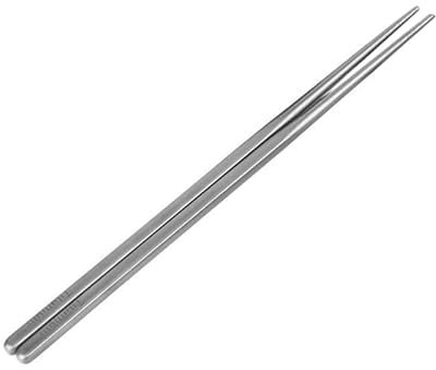 KOSINGNA Pure Titanium Chopsticks Hollow Chopsticks Outdoor Tableware Camping Chopsticks