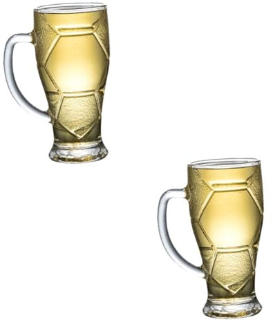 Cabilock 2st Bierkrug Teesiebe Espresso Wein Smoothie Trinken Kaffeebecher Untertasse Wasserflasche Tasse Mit Deckel Und Strohhalm Spiel Tasse Becher Tassen Getränk Spender Transparent Glas