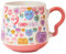Candy Hearts Ceramic Mug 390ml Cute Pastel Love Slogan Tea & Coffee Cup with Curved Handle, Colorful Heart Design, Glazed Valentine’s Gift Mug Assorted Design (Candy Heart)