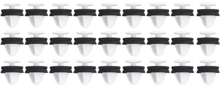 Clips Voiture pour Citroën C2 C3 C4 Picasso, pour Peugeot 206/207/307/308/508/807 Expert Partner, 30 pièces de Clips de Fixation pour Panneau de Porte intérieur de Voiture