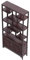Veemoon Étagère Antique de Style Rouge Ming Miniatures bac à Sable Mini Meubles décor de Maison Miniature modèle de Meuble Chinois bacs à Sable Ornement des Meubles Miniatures Abdos Brun