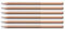 FABER-CASTELL 205273 - Bleistifte Set Grip, Härtegrad HB, 6 Holzstifte natur