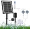 Opdestn Solar Air Pump for Fish Pond - Solar Pond Oxygenator - 3 Working Modes, Waterproof Oxygenator with Pipe and Air Bubble Stone for Aquarium Fish Tank