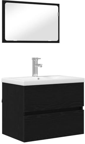 vidaXL Modular Bathroom Mirror - Stylish and Practical for Any Room, Space Saving and Easy to Assemble