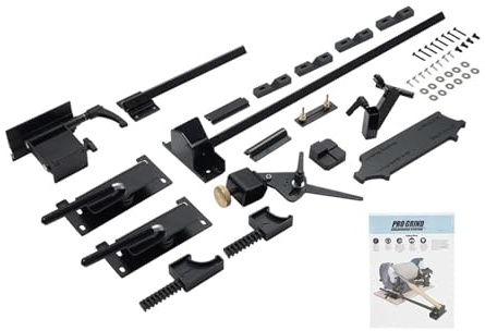 1 Set Grinding Jig for Lathe Turning Tools, 27.56inch Metal Sharpening System for Chisels, Skews, Bowl Spindle Gouges