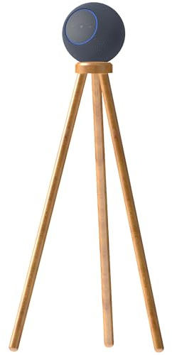 Wood Tripod Stand for Echo Studio (2025 new Studio),SONOS Era100 and SONOS Era100sl,Enhance Sound Quality While Decorating Your Home (Beech)