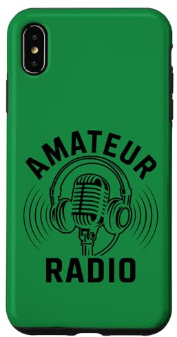Amatoriale Radio Prosciutto Operatore Regali Microfono Hobby Custodia per iPhone XS Max
