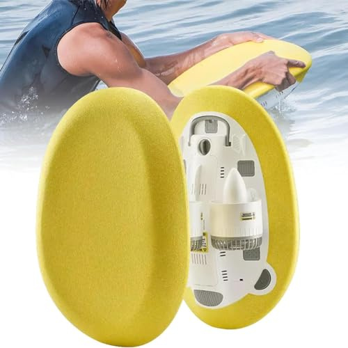 Dual Motor Unterwasserscooter Tauch- & Schwimmbooster mit hydrodynamischem Ponton, 5km/h Geschwindigkeit für Schnorchelabenteuer & Fischjagd