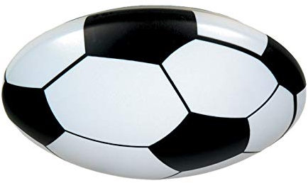 LED Kinderzimmer Deckenleuchte dimmbar, Ø35 cm mit Fussball Motiv bringt gute Laune ins Kinderzimmer!